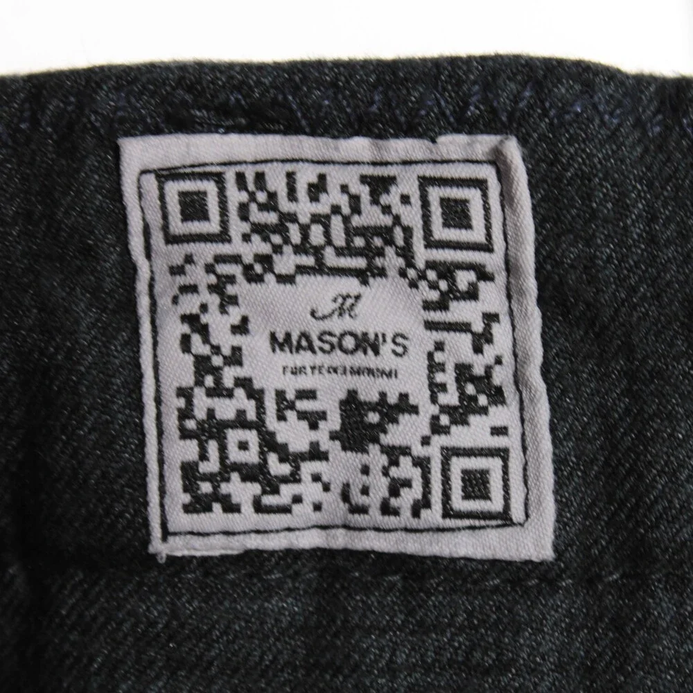 Mason's NWT Chinos / Casual Pants Size 46 (US 30) New York in Blue Cotton Blend